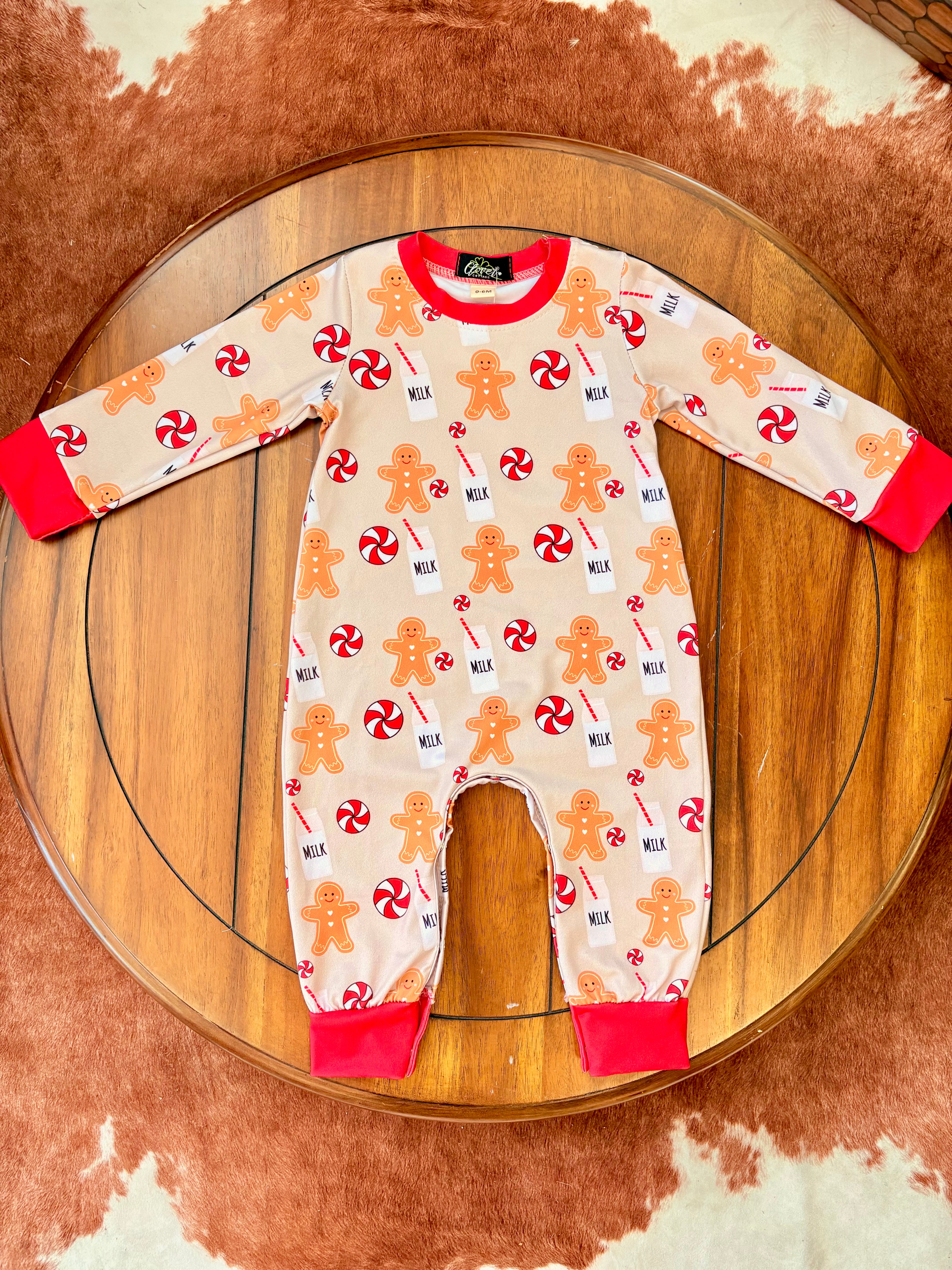 Gingerbread Boys Romper