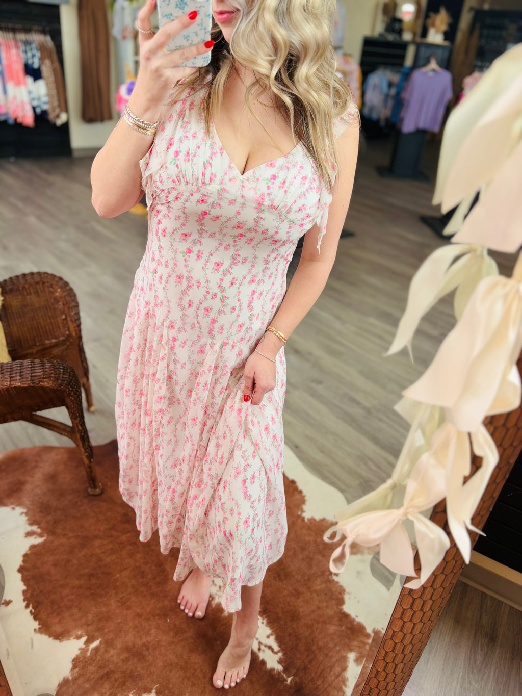 Blushing Petals Maxi