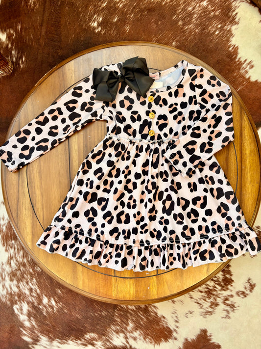 Leopard Girls Dress