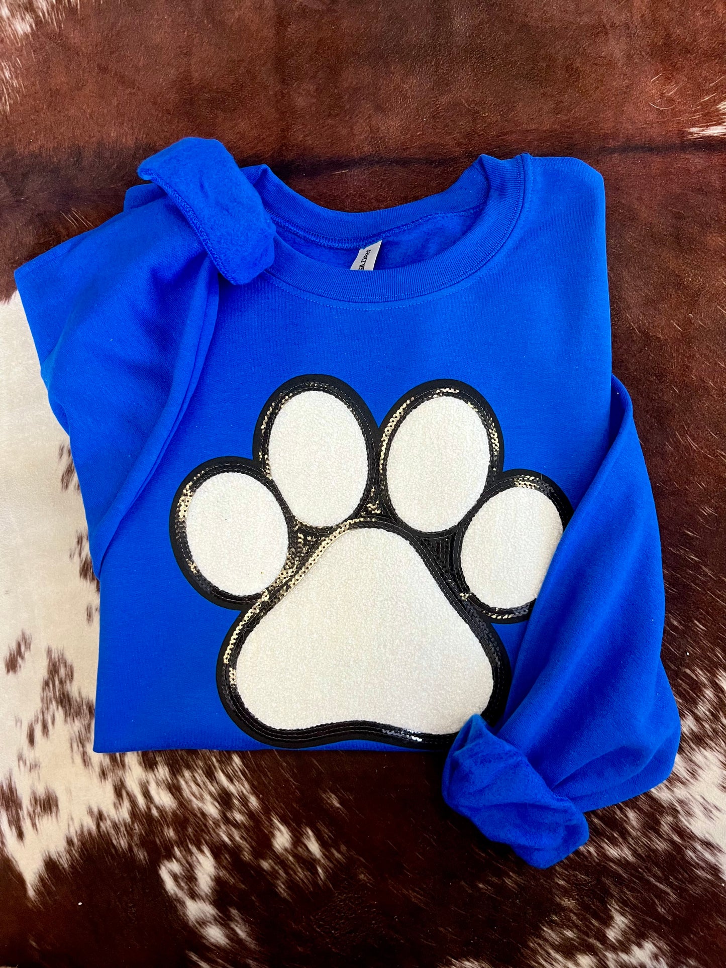 Paw Print Crewneck