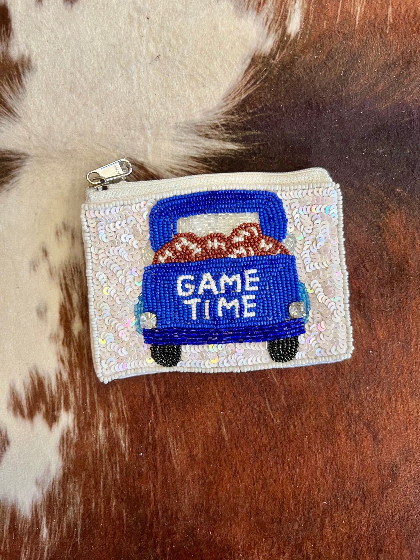 Game Day Beaded Sequin Bag