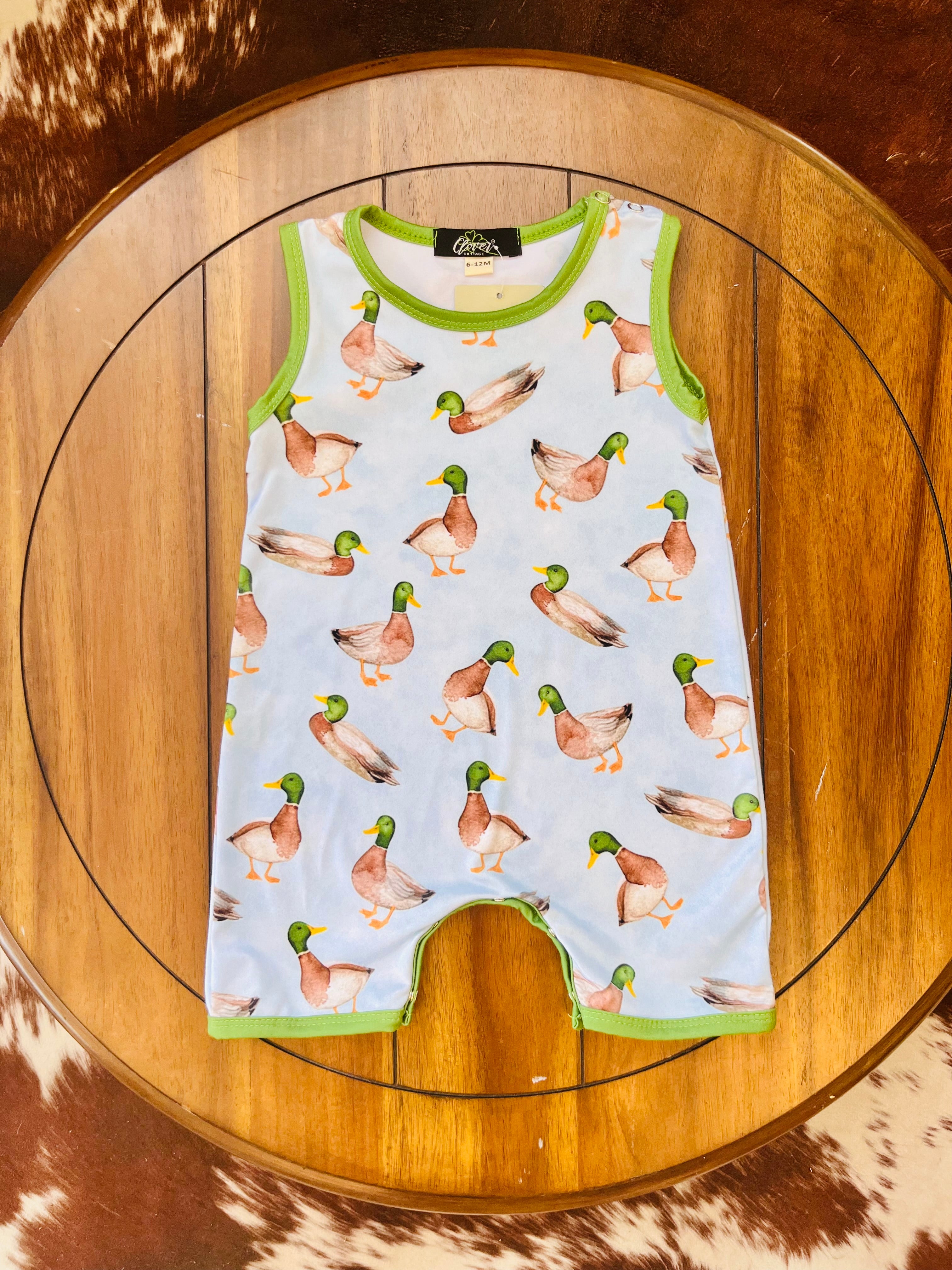 Mallard Duck Boy Romper