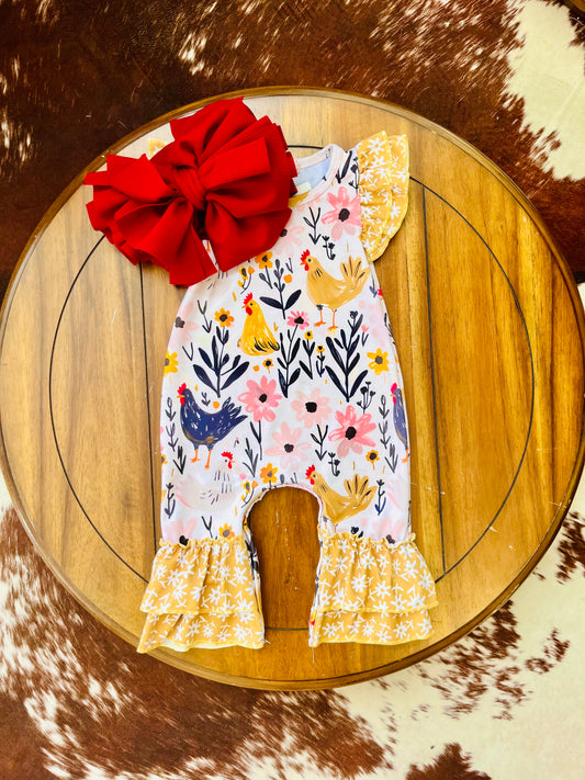 Hen Harvest Romper