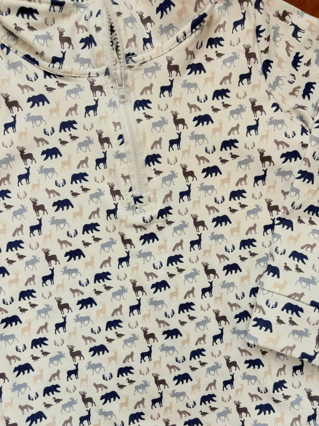 Woodland Silhouette Boy Quarter Zip