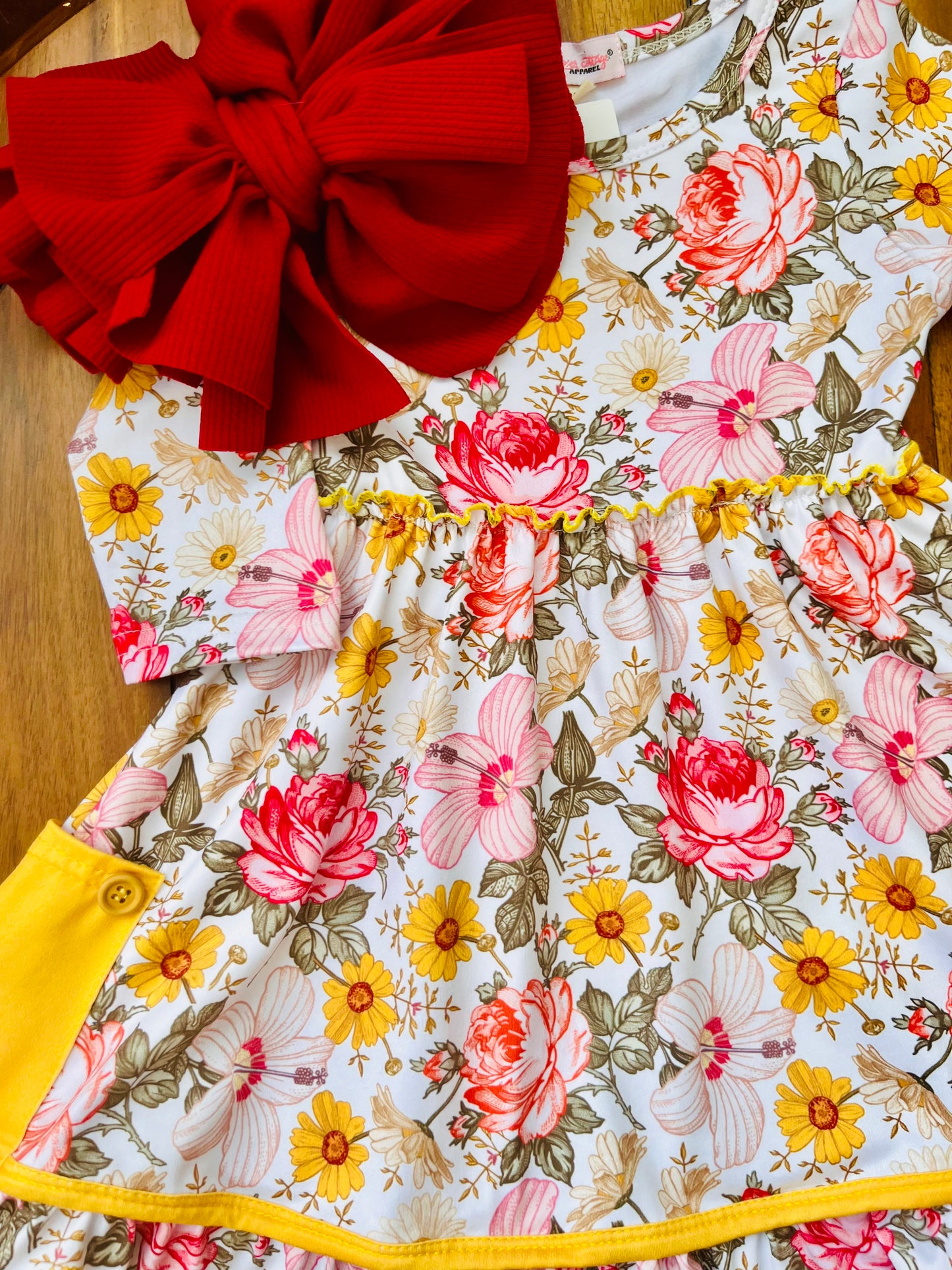 Rustic Floral Dress