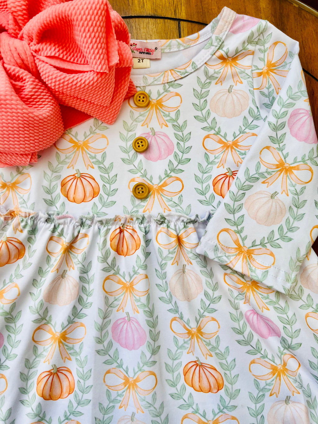 Pumpkin Coquette Dress