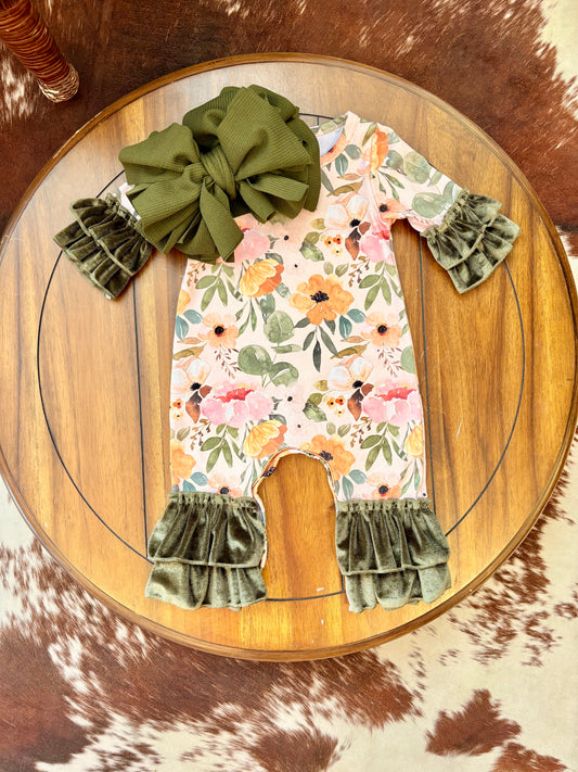 Wispy Blooms Romper