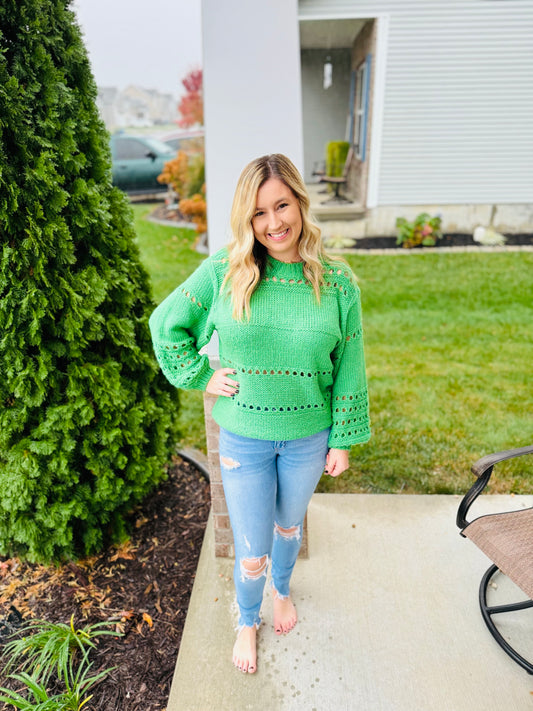 Cozy Open Knit Sweater