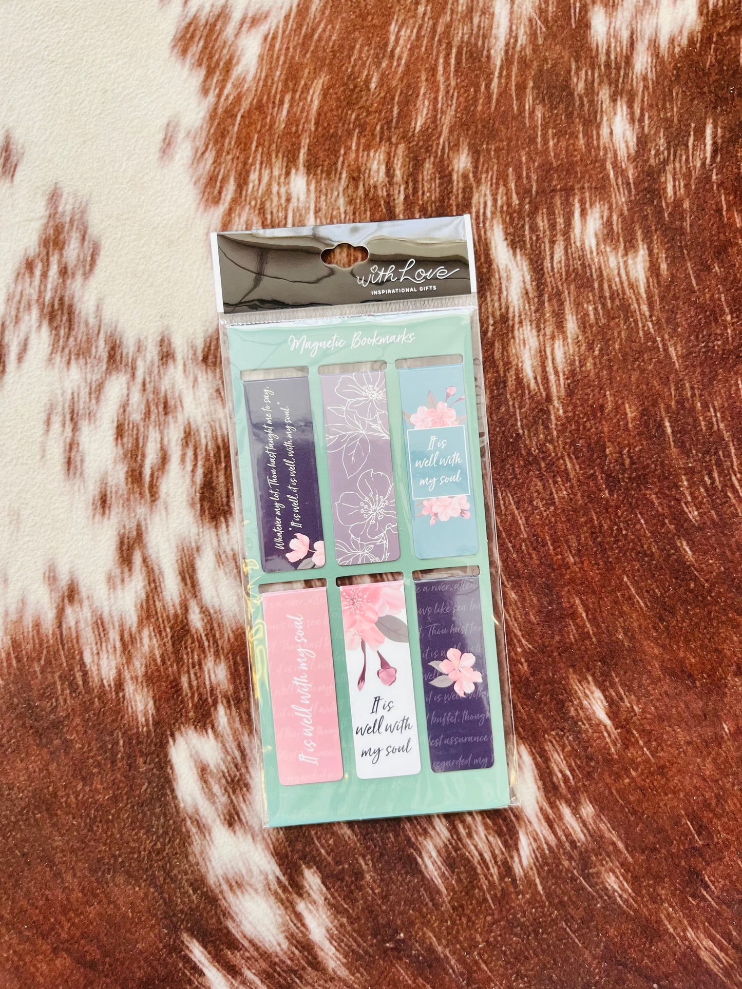 Magnetic Bookmark Set - It Is Well With My Soul