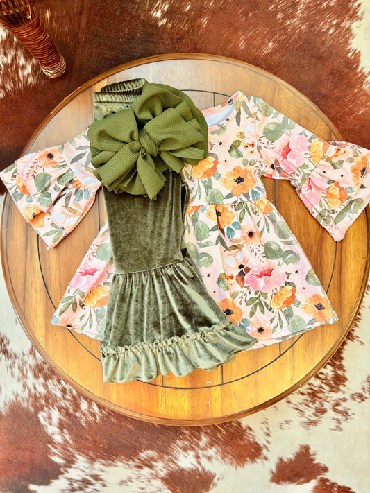 Wispy Blooms Girls Set