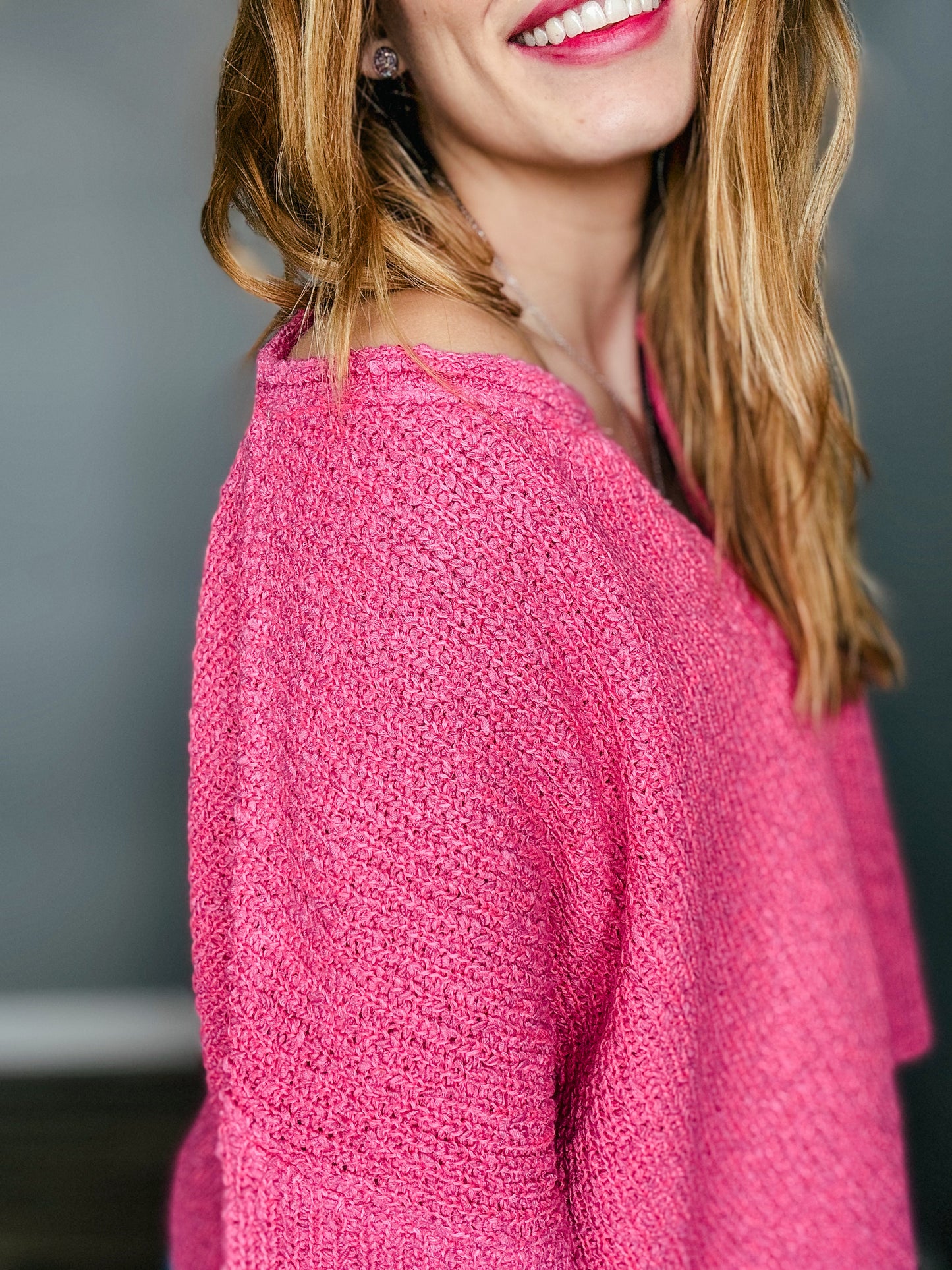 Fuchsia Flair Pullover