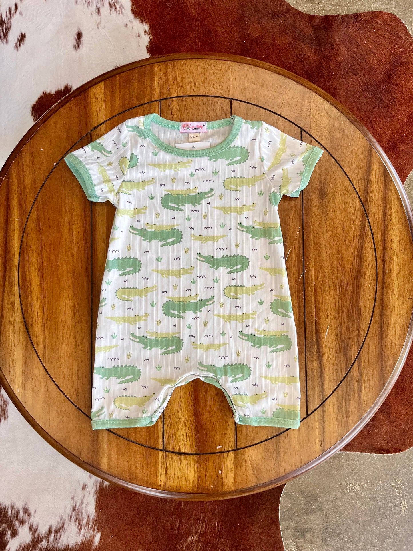 Boy- Baby Gator Romper