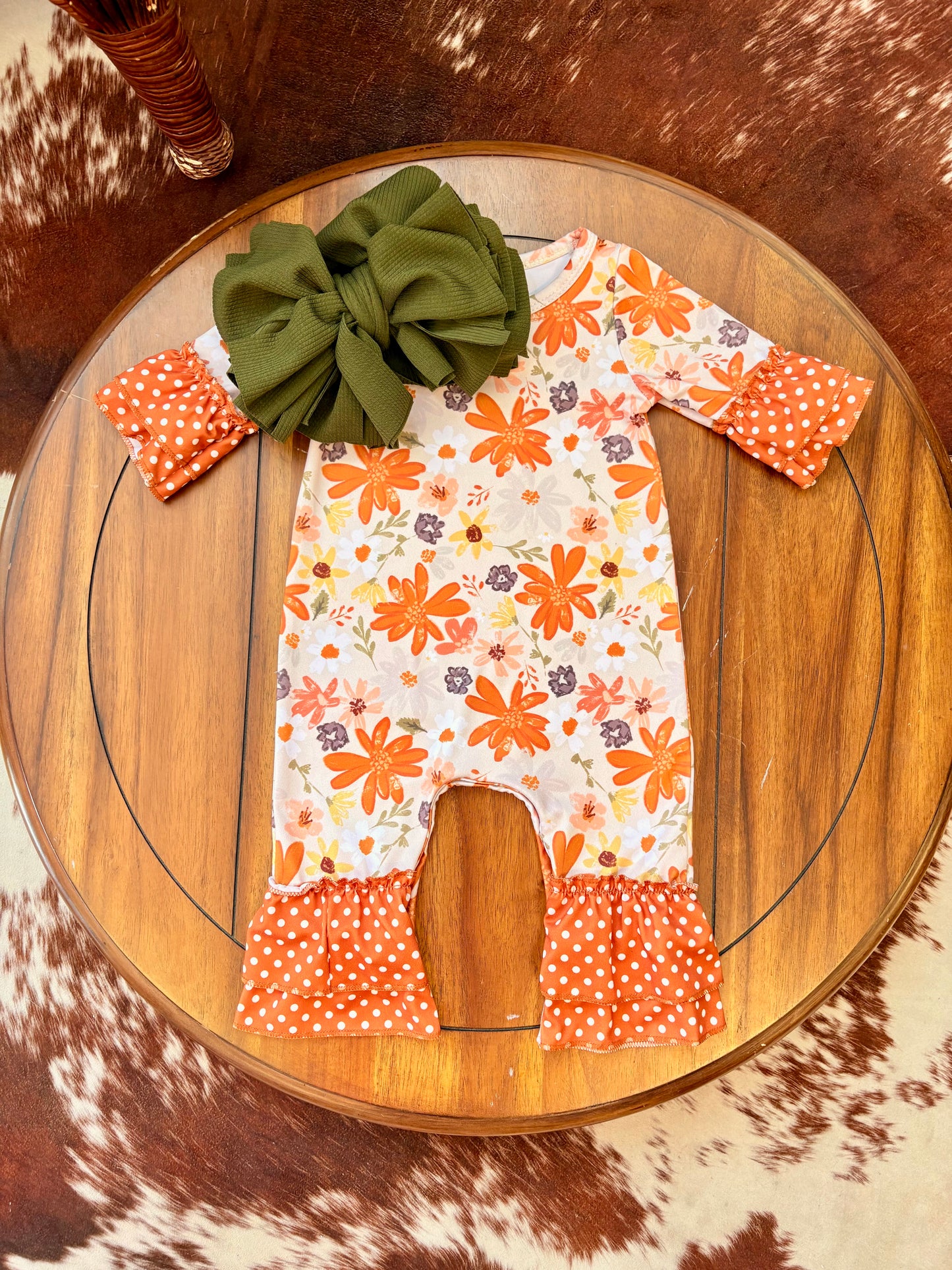Sienna Blooms Baby Romper